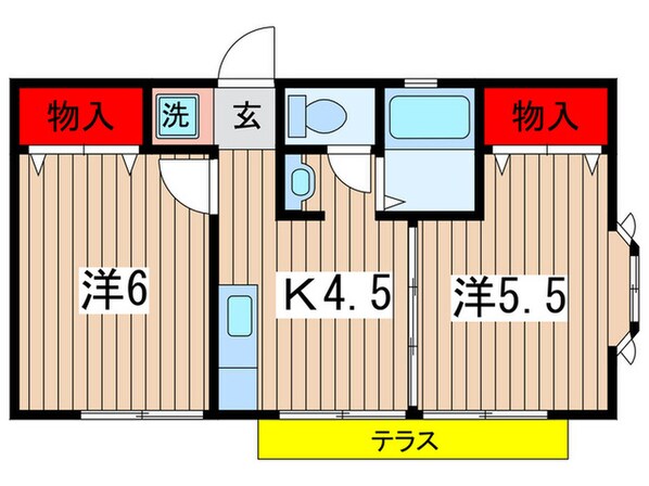 サンコートヴィレッジ２の物件間取画像